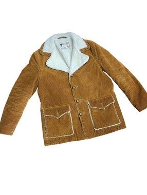 Vintage Schott Bros. Rancher Coat Sherpa Lined Size 40 Barn Chore Coat